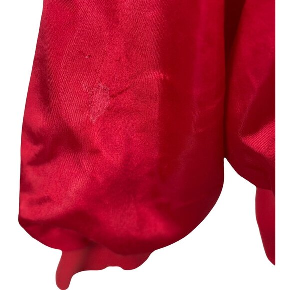 Vintage 80s WestArk Trans Am XL Satin Jacket Red Made In USA - Picture 14 of 16